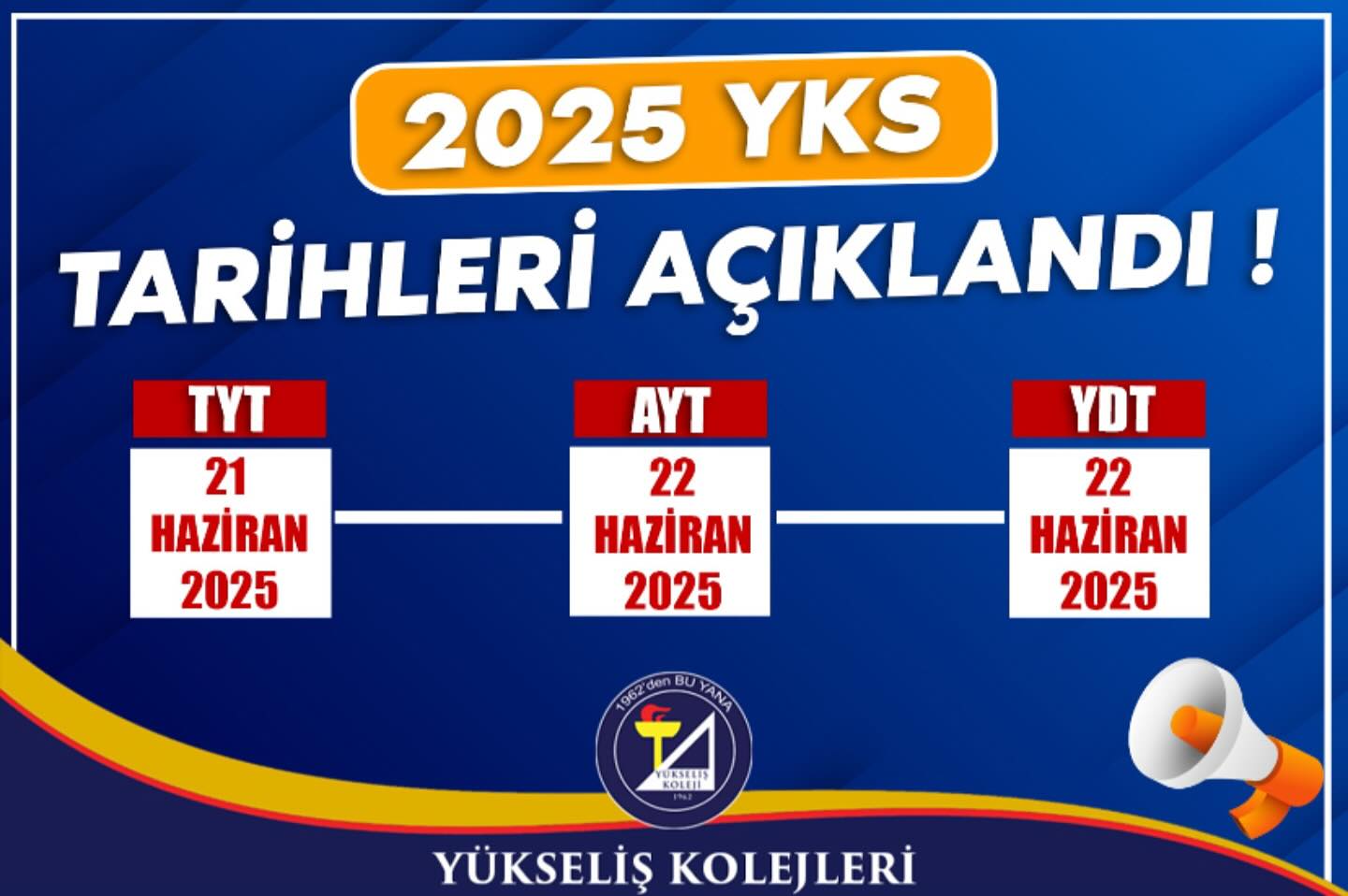 2025 Yks Tarihleri Açıklandı !