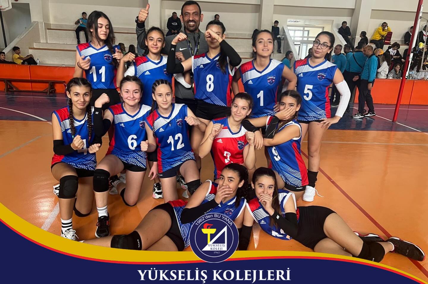 🏆 Yükseliş Koleji Bilim Kampüsü Ortaokul Yıldız Kızlar Voleybol Takımı Galibiyetle Başladı! 🏐