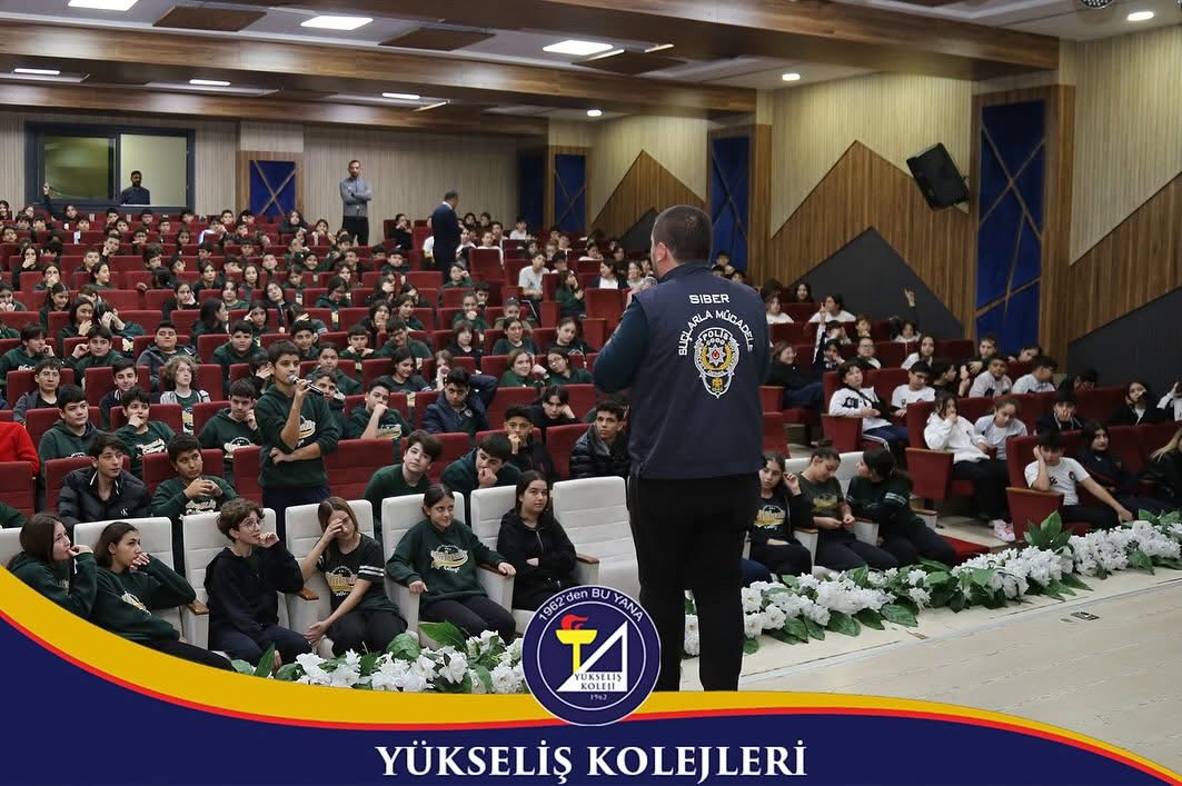 👮‍♂️ Yükseliş Koleji’nde Siber Güvenlik Semineri 👩‍💻