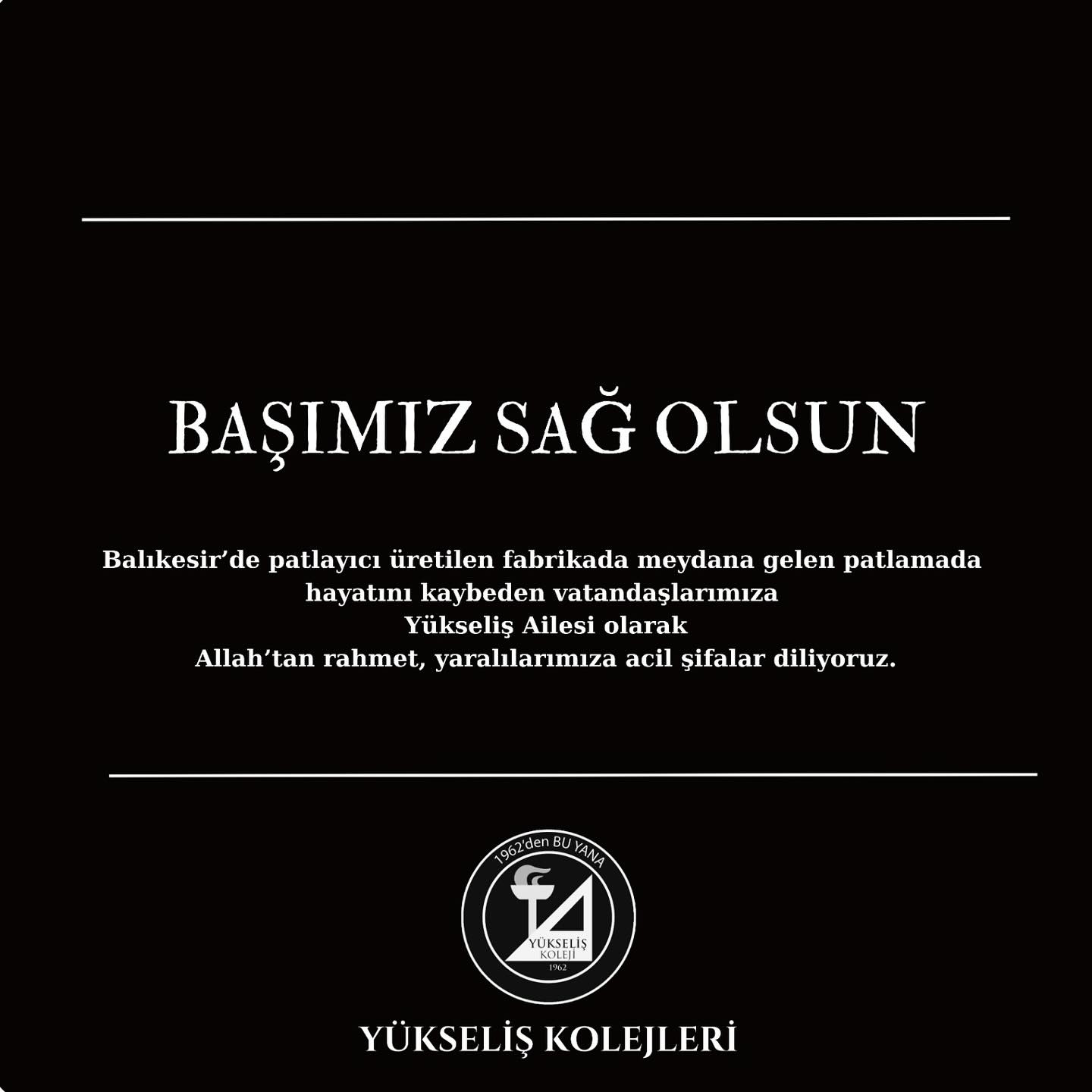 BAŞIMIZ SAĞ OLSUN