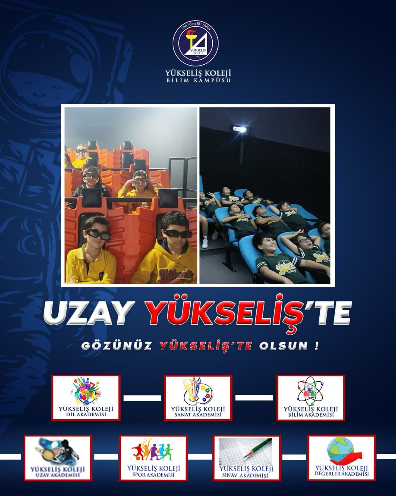 Uzay Akademisi Yükseliş’te ! Gözünüz Yükseliş’te Olsun !