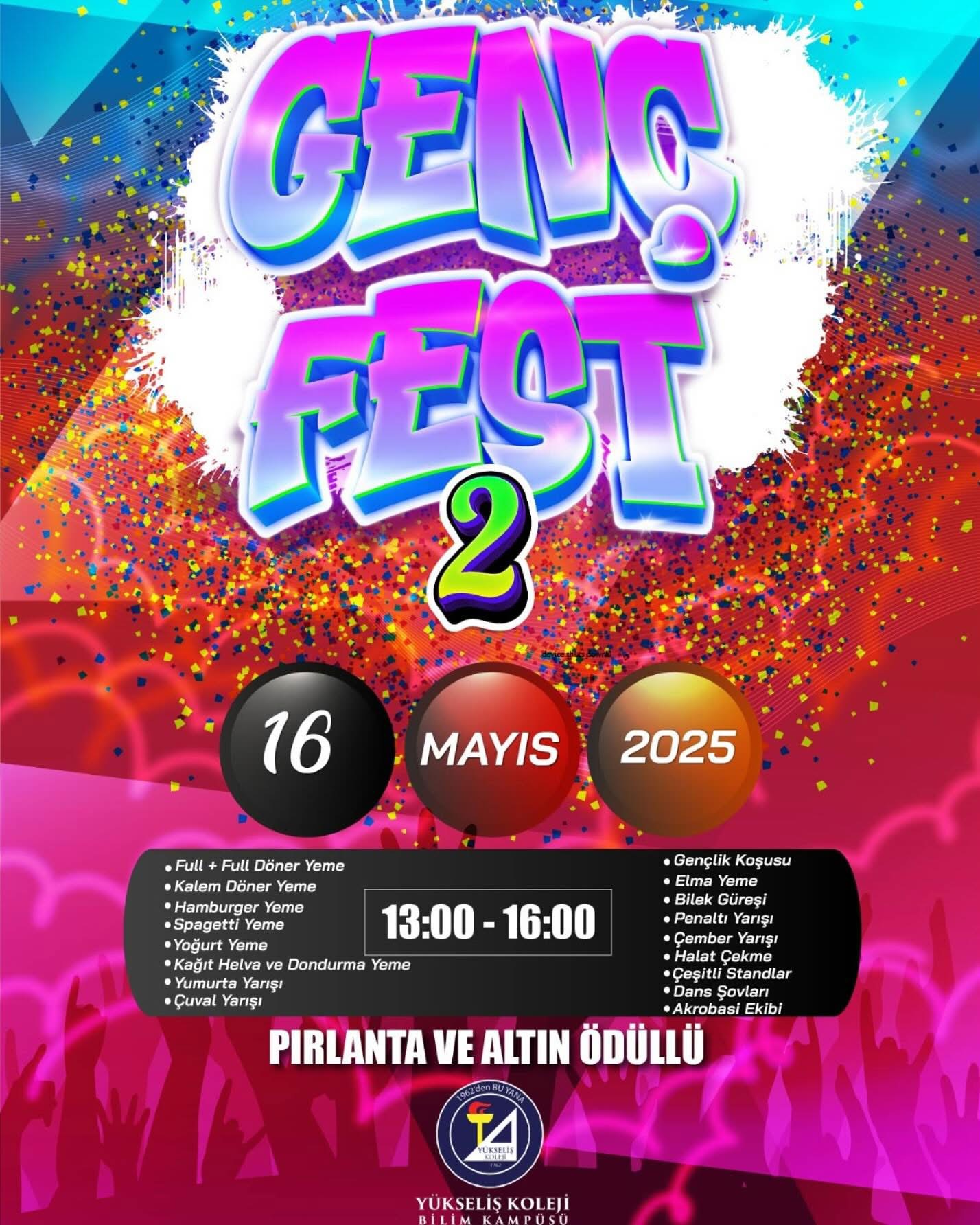 GENÇ FEST 2 BAŞLIYOR !