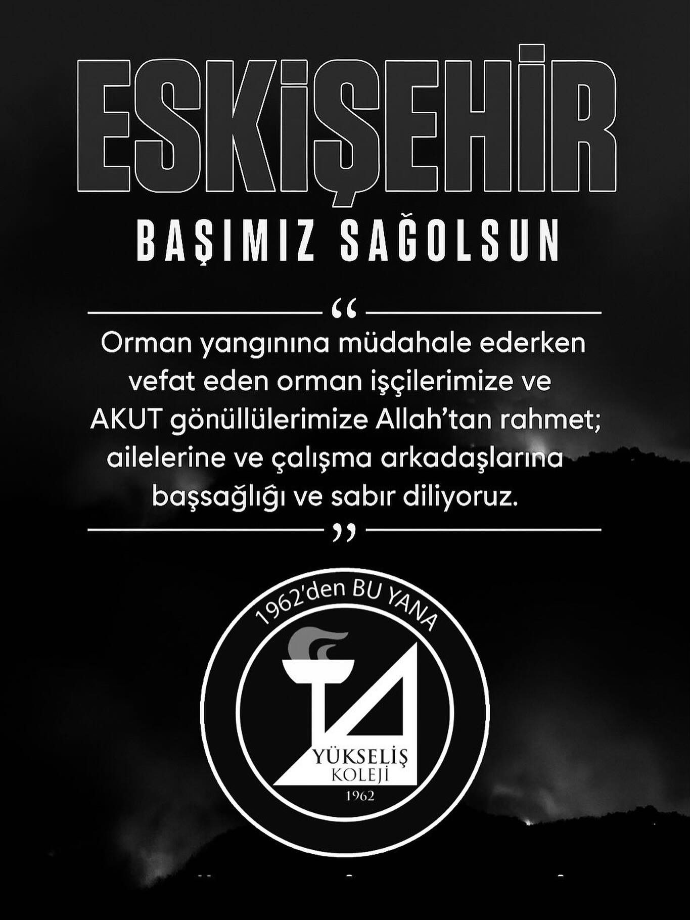 ESKİŞEHİR BAŞIMIZ SAĞOLSUN