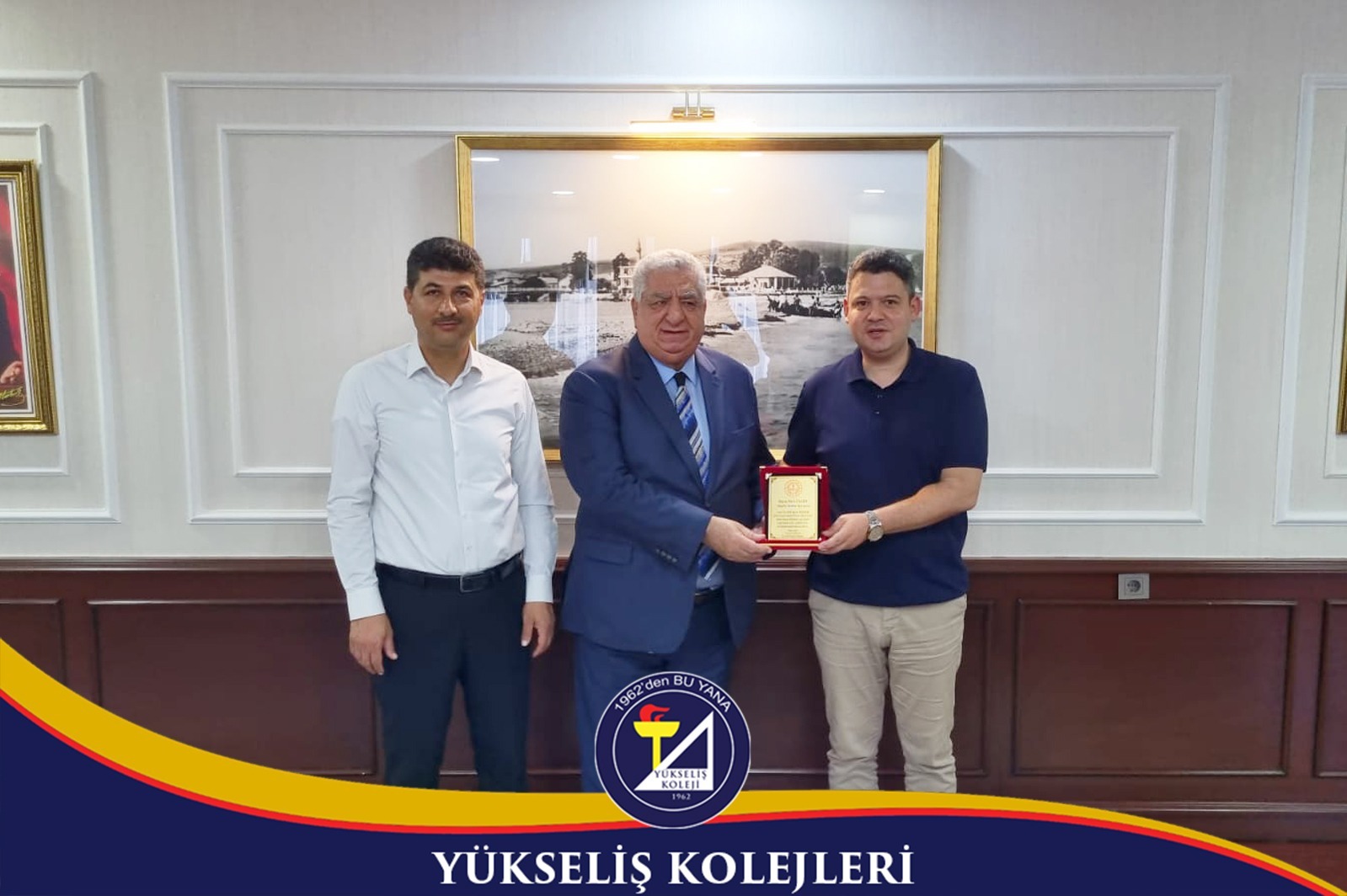 Yükseliş Koleji Kurucusu ve Genel Müdürü’ne Eğitime Katkılarından Dolayı Teşekkür Plaketi Verildi!