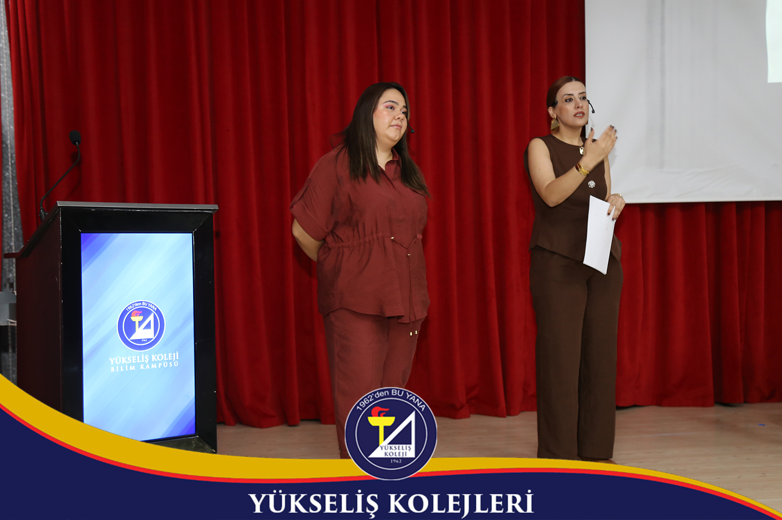 Yükseliş Koleji Öğretmen Oryantasyon Seminerlerinin 3. seansı konferans salonunda yapıldı.