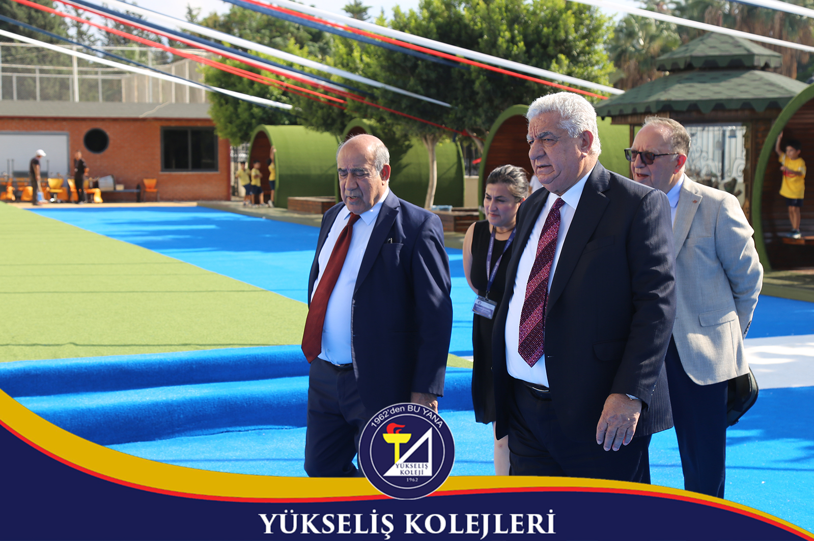MEB Öğretmen Yetiştirme Genel Müdürü Ömer Balıbey ve Prof. Dr. Servet Özdemir Yükseliş Koleji’nde !