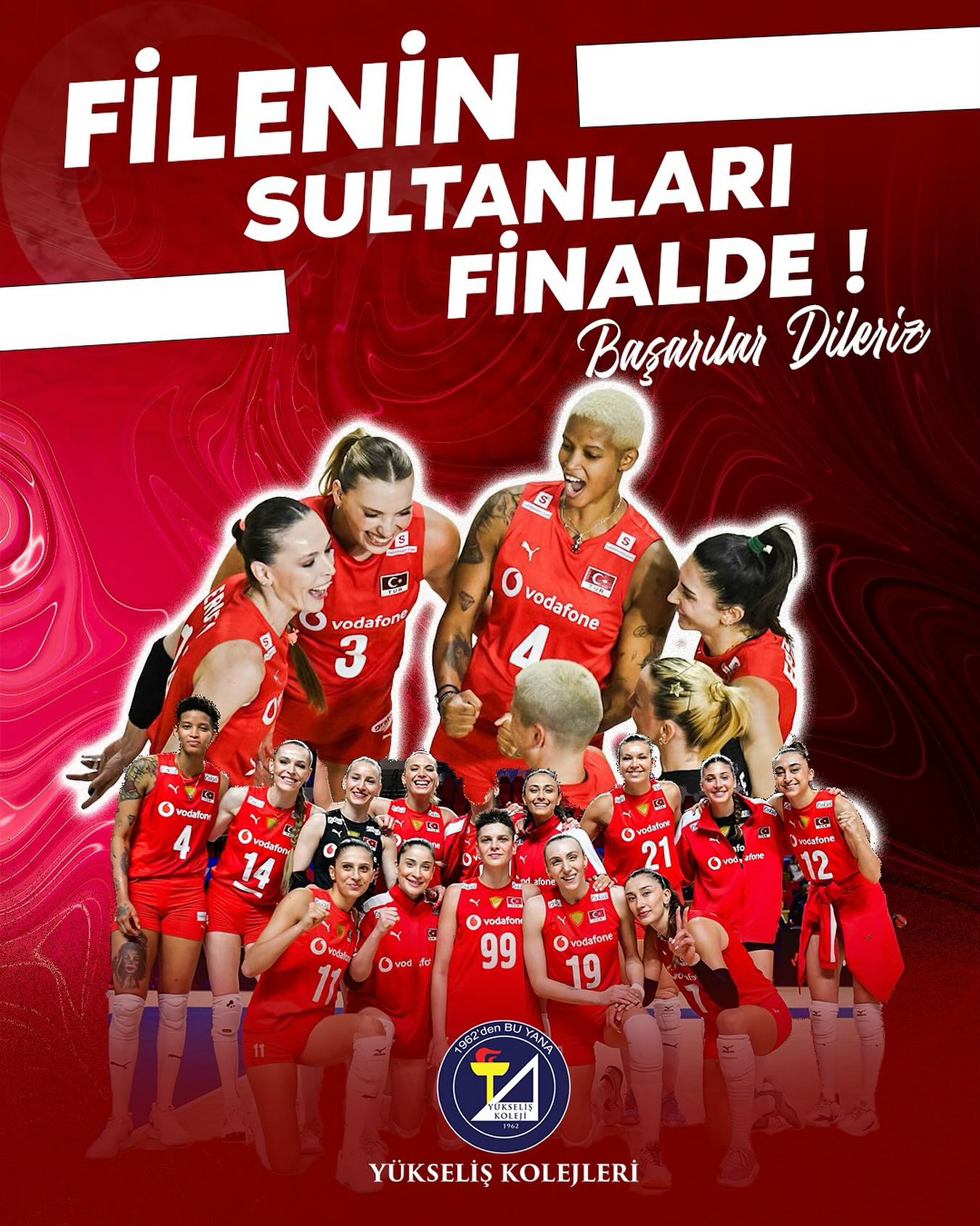 Filenin Sultanları Finalde ! Başarılar Dileriz!