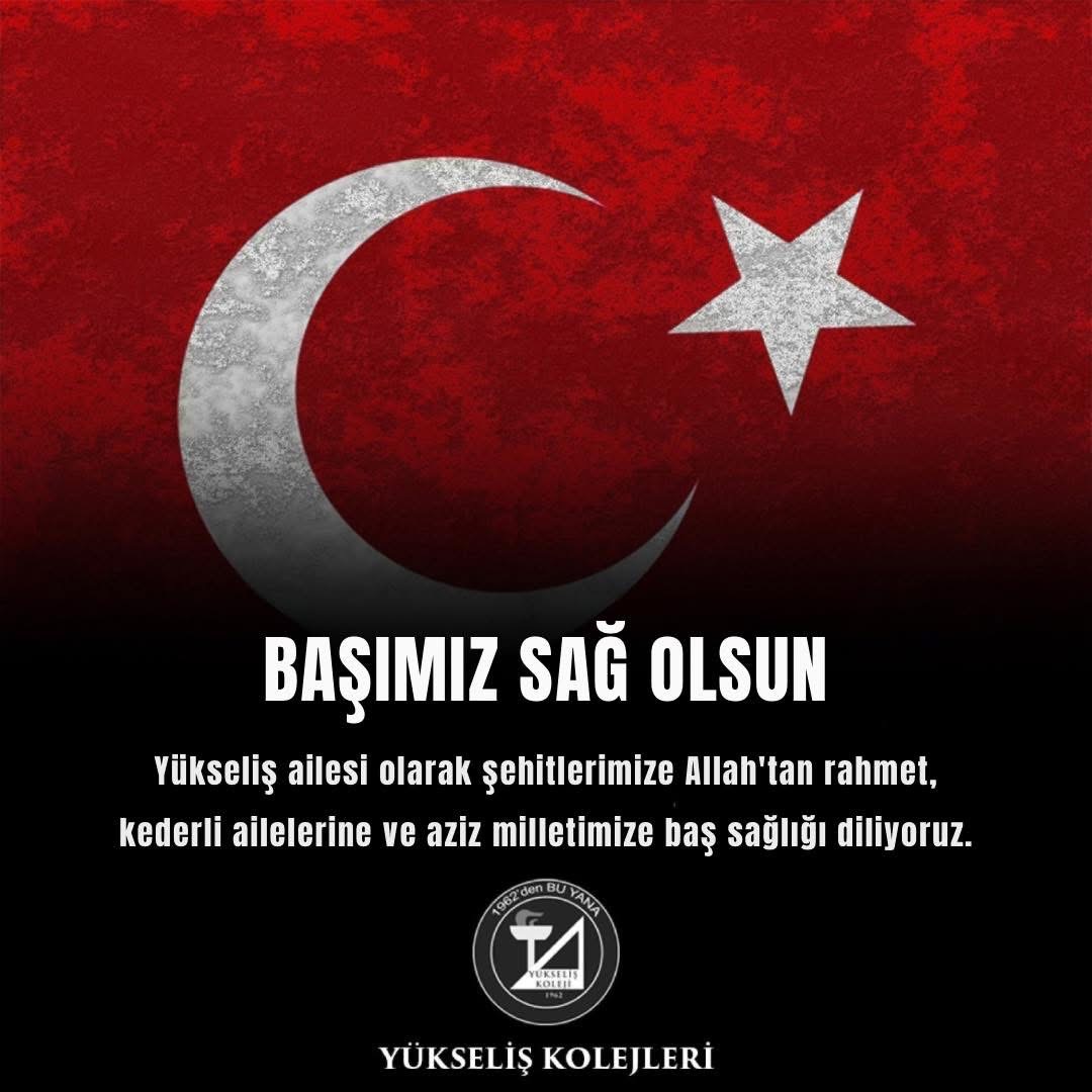 Milletimizin başı sağ olsun !
