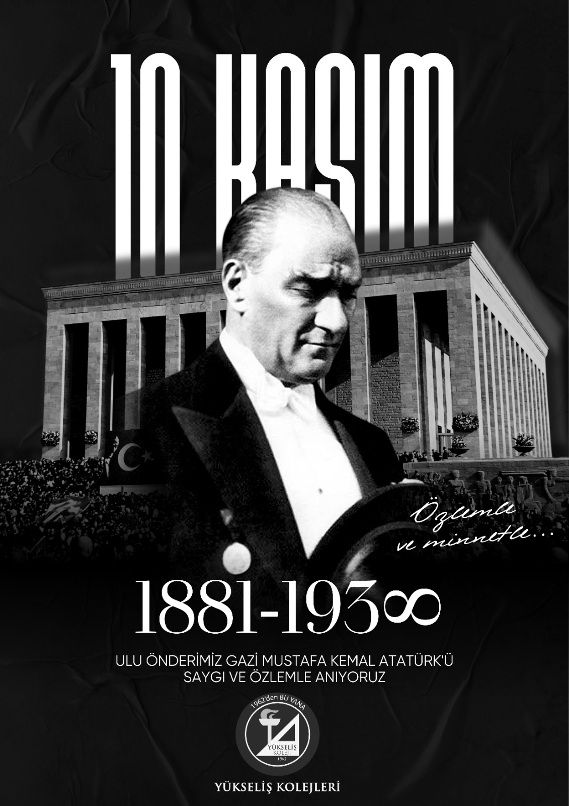 10 Kasım 1938.. Atamızı Saygıyla Anıyoruz.