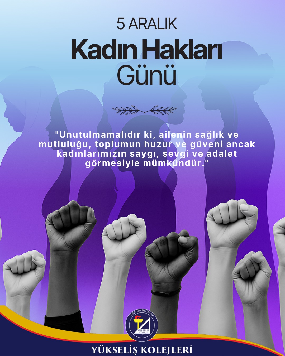 5 Aralık Dünya Kadın Günü