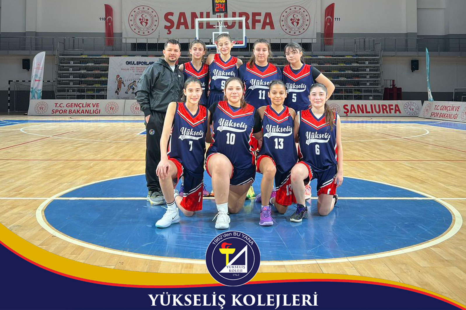 🏀 Yükseliş Koleji Kız Basketbol Takımından Gurur Veren Başarı