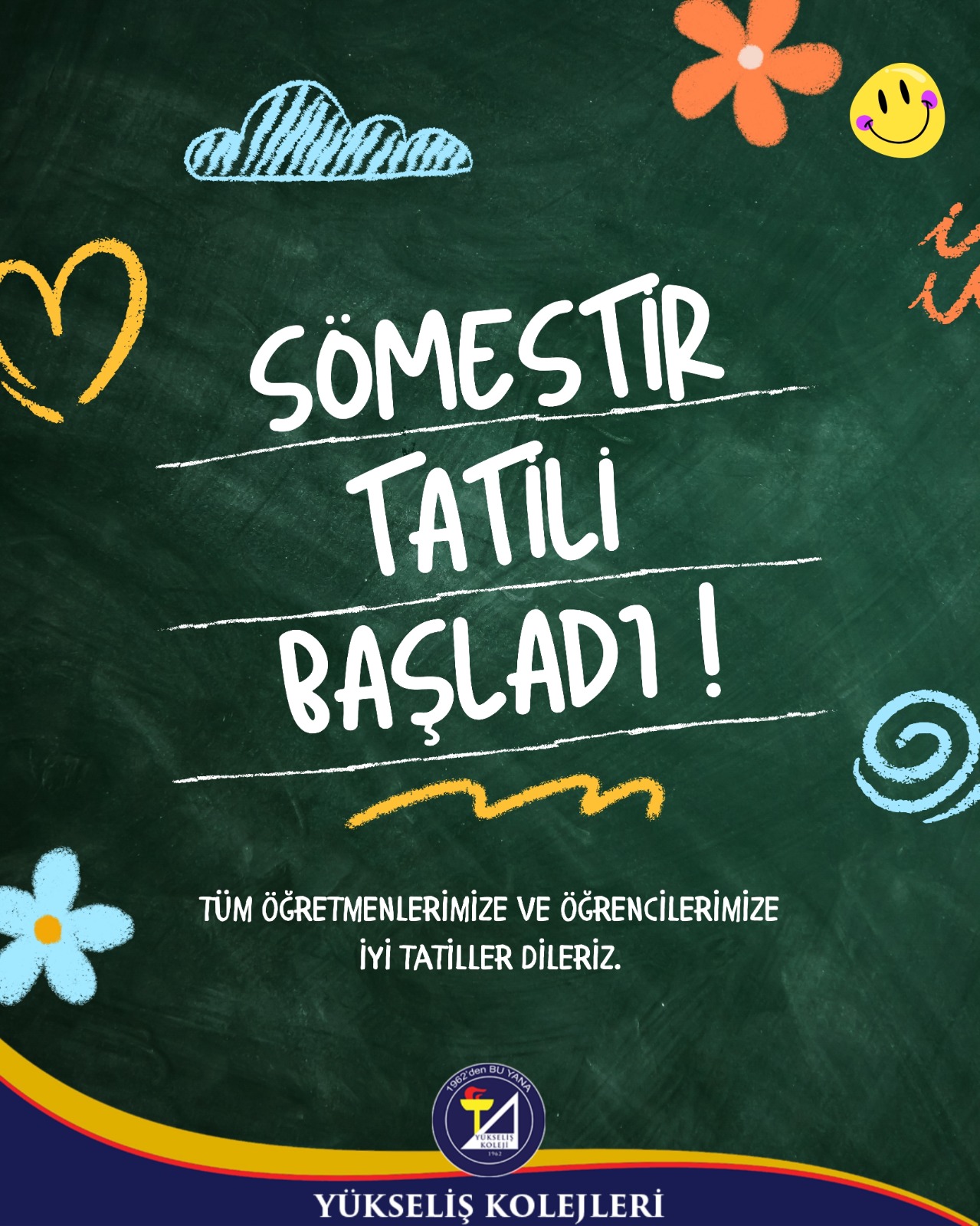 Sömestir Tatili Başladı !