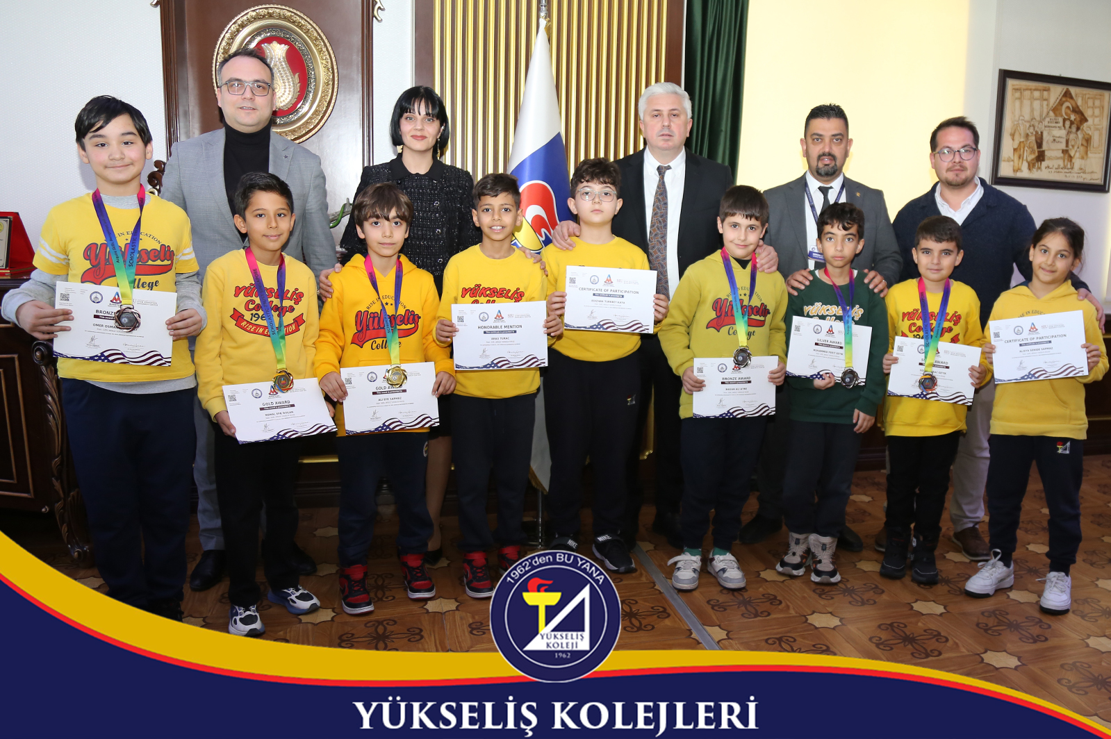 🏆 Yükseliş Koleji’nden Amerikan Matematik Olimpiyatları’nda Büyük Başarı!