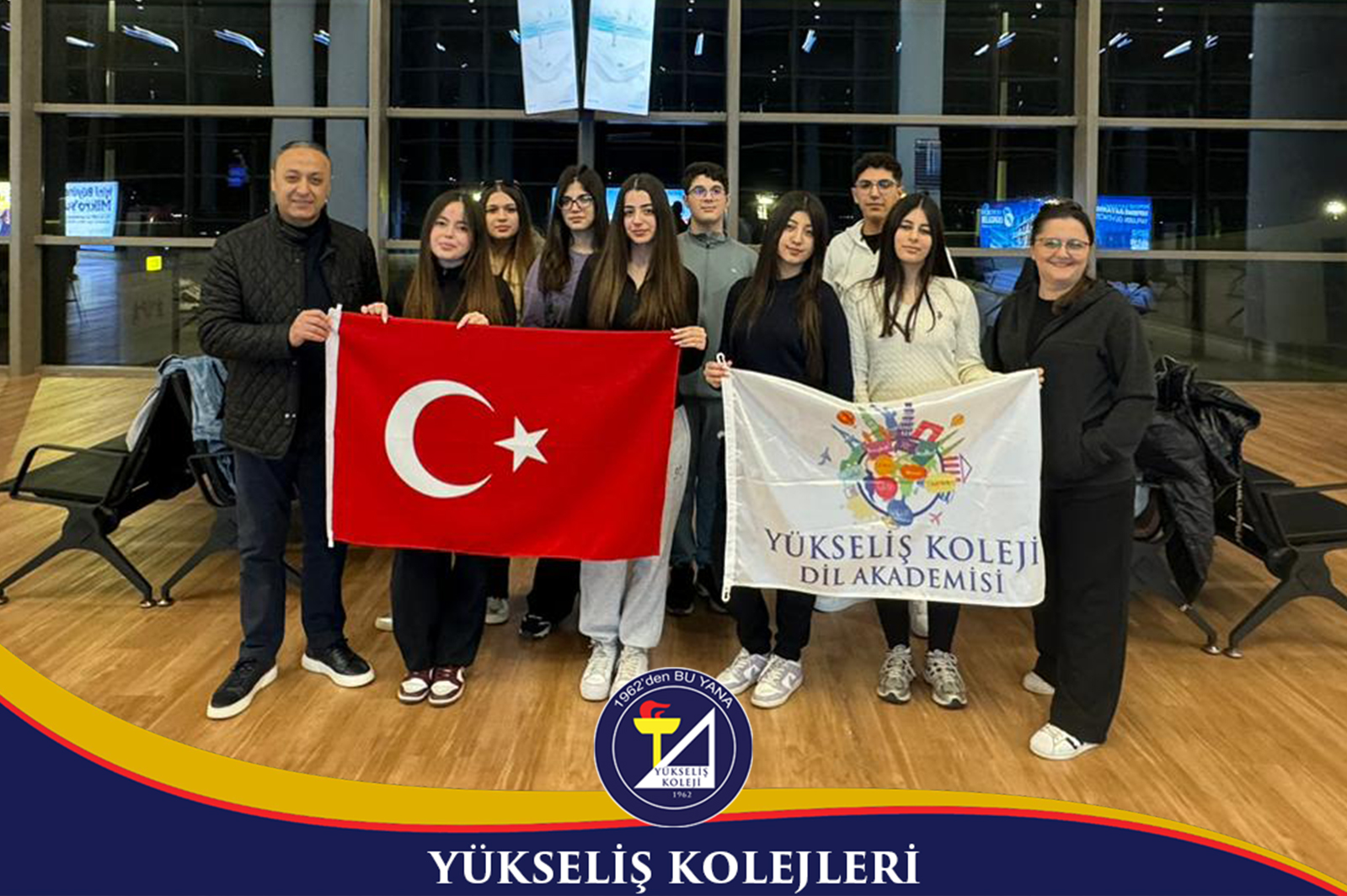 🌍✈️ Yükseliş Koleji Fen Lisesi Erasmus+ Yolculuğu Başladı!