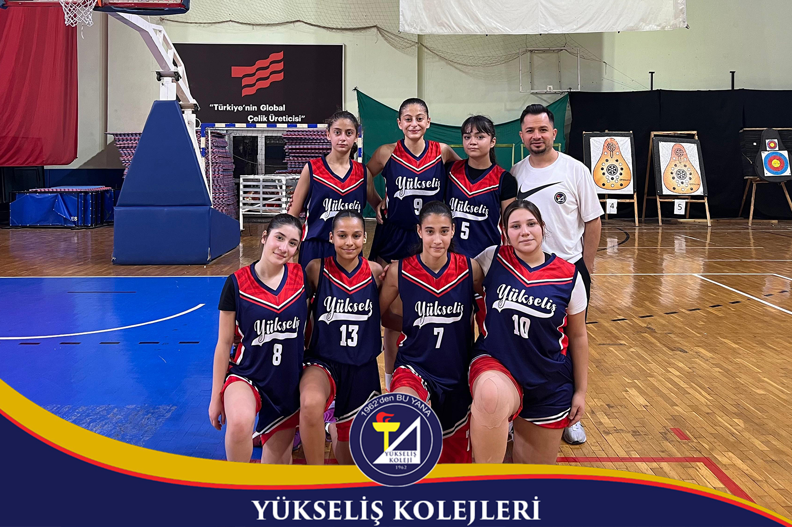 🏆 Yükseliş Koleji Kız Basketbol Takımımız İskenderun Şampiyonu!