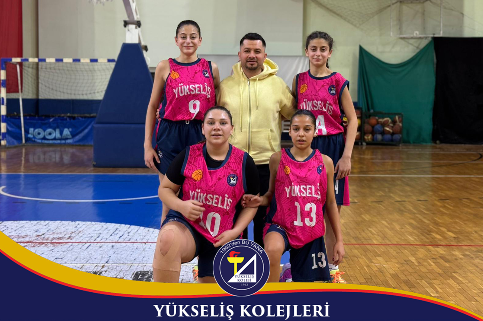 Yükseliş Koleji Genç Kız Basketbol Takımı Galibiyet Serisini Sürdürüyor