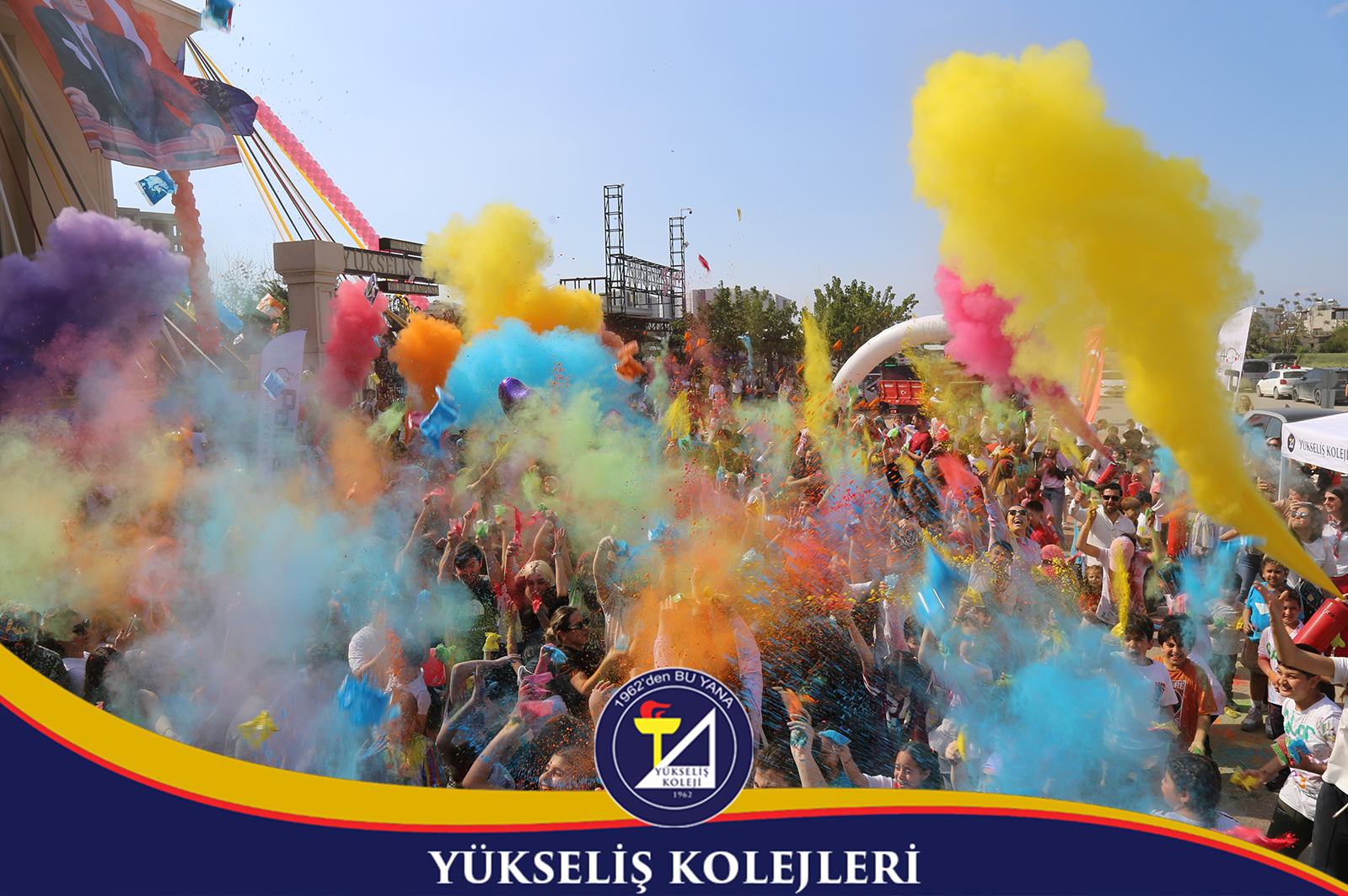 Yükseliş Koleji’nde 23 Nisan Color Fest Coşkusu