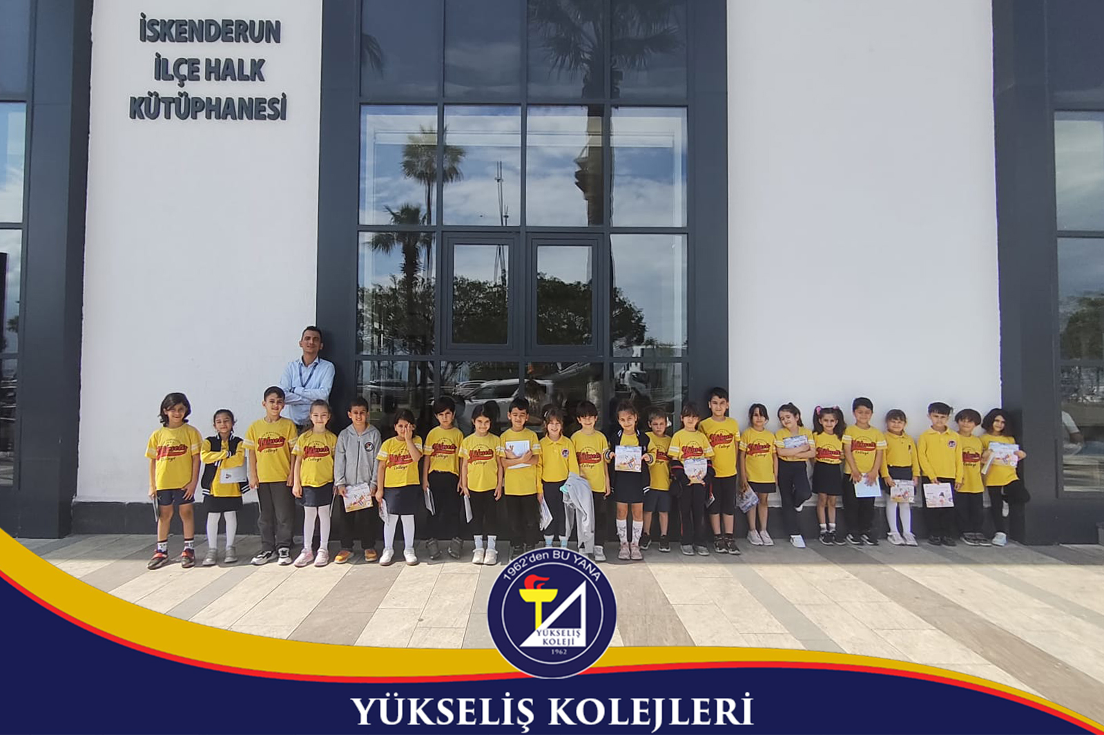 📚✨ Yükseliş Koleji İlkokul 1. Sınıflarımız Kütüphaneyle Tanıştı!