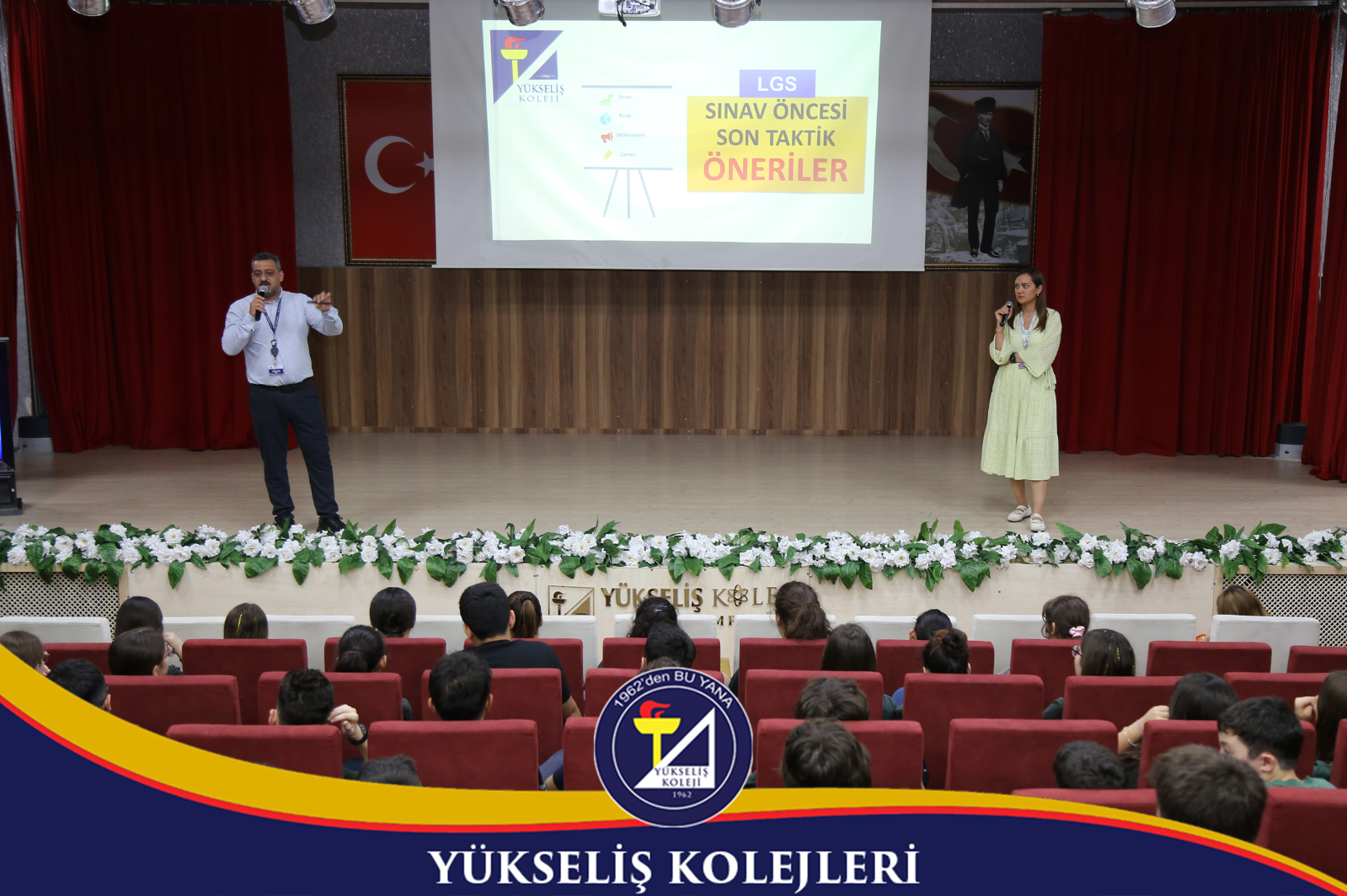 📚✨ Yükseliş Koleji 8. sınıf öğrencilerimize yönelik “LGS Son Taktik Sunumu” gerçekleştirildi.