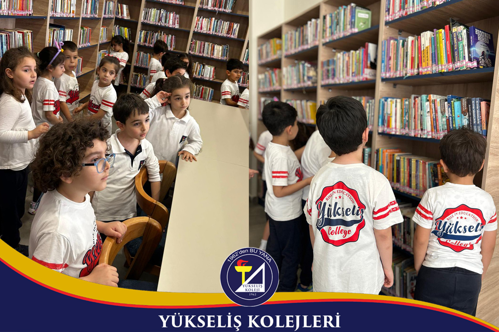 📚✨ Yükseliş Koleji Ana Sınıfları Kütüphanede! ✨📚