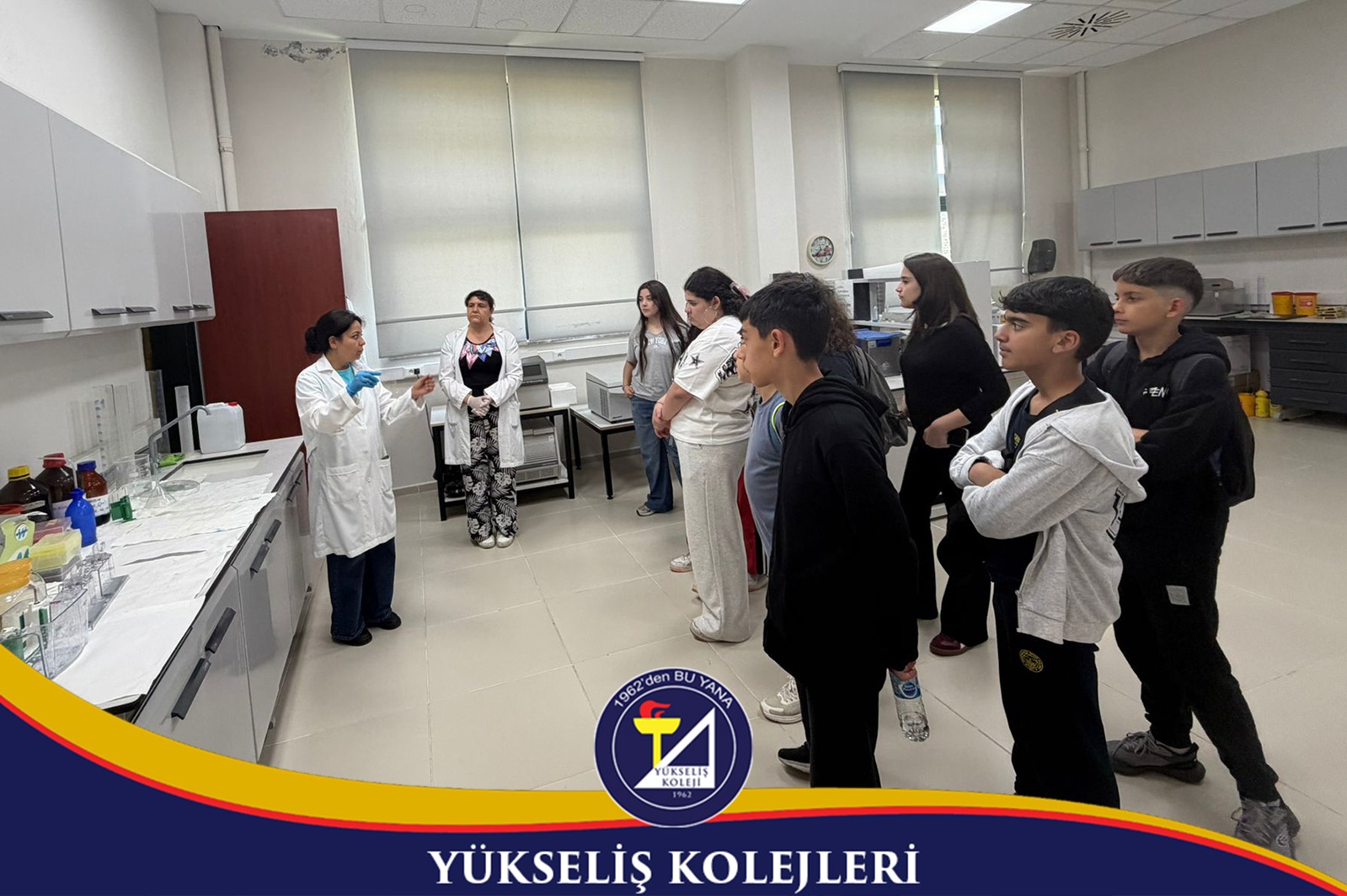 🚀 Yükseliş Koleji Bilim Kampüsü Ortaokul öğrencileri, İzmir bilim gezisine İzmir Yüksek Teknoloji Enstitüsü’nde gerçekleştirdikleri laboratuvar deneyimleriyle başladı! 🔬✨