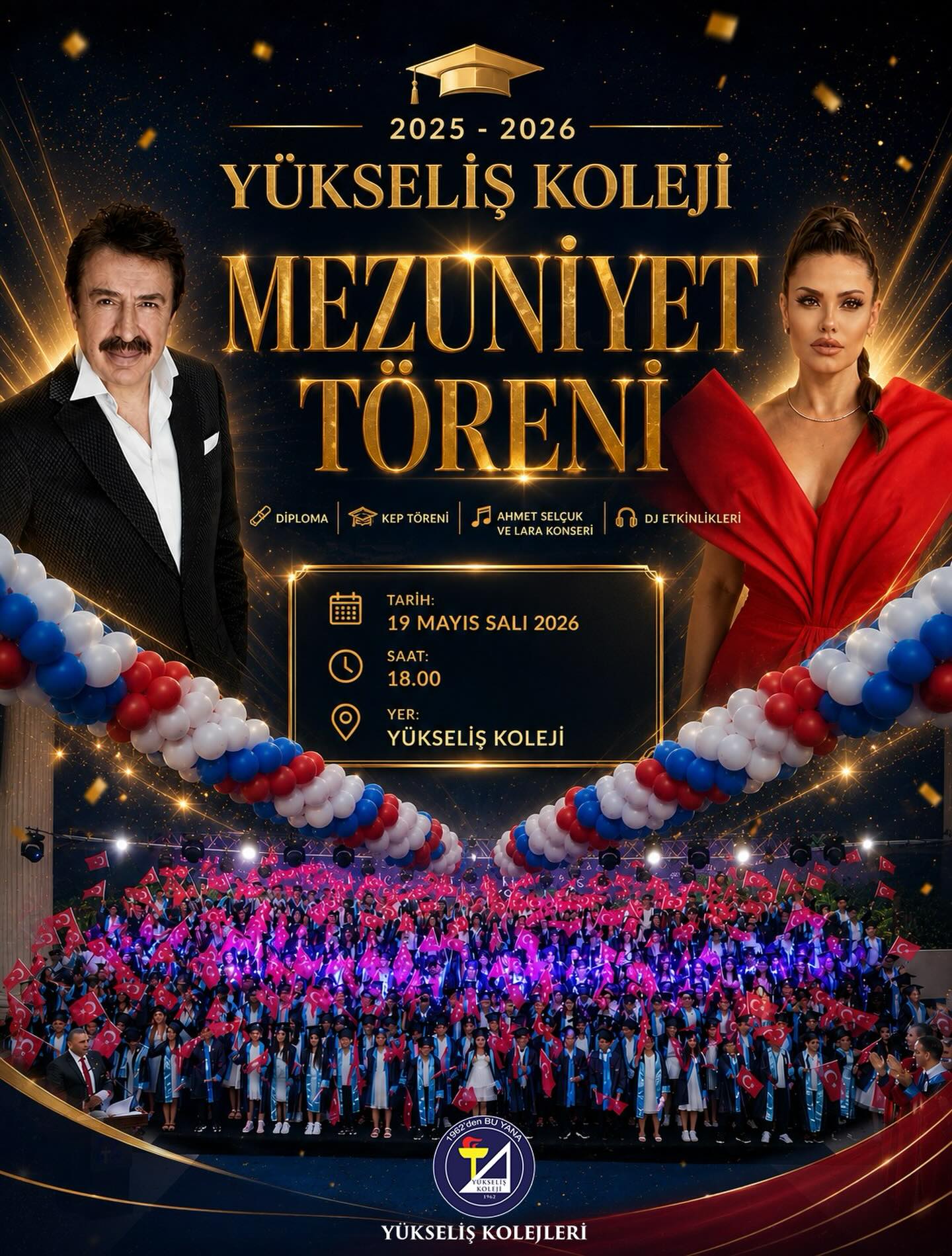 Yükseliş Koleji 2025–2026 Mezuniyet Töreni Büyük Bir Coşkuyla Kutlanıyor!
