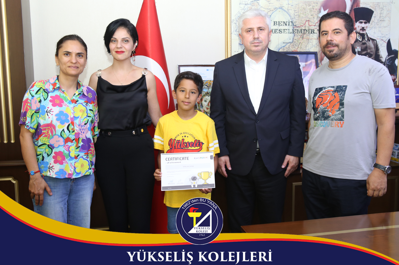🏅 Yükseliş Koleji Öğrencimizden Copernicus Matematik Olimpiyatları’nda Türkiye Birinciliği! 🏅