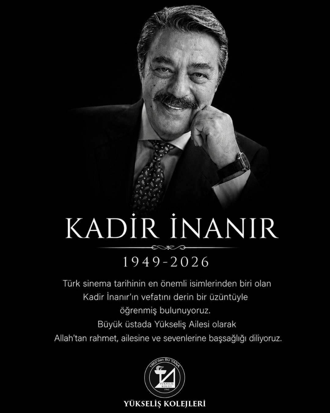 Allah’tan rahmet, ailesine ve sevenlerine başsağlığı diliyoruz.