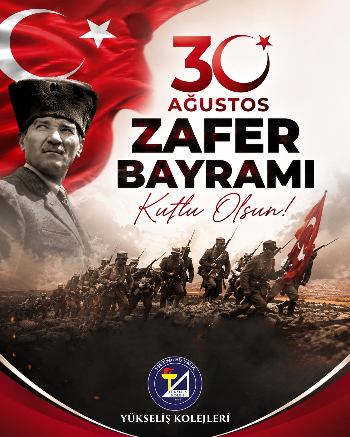 30 Ağustos Zafer Bayramı Kutlu Olsun!