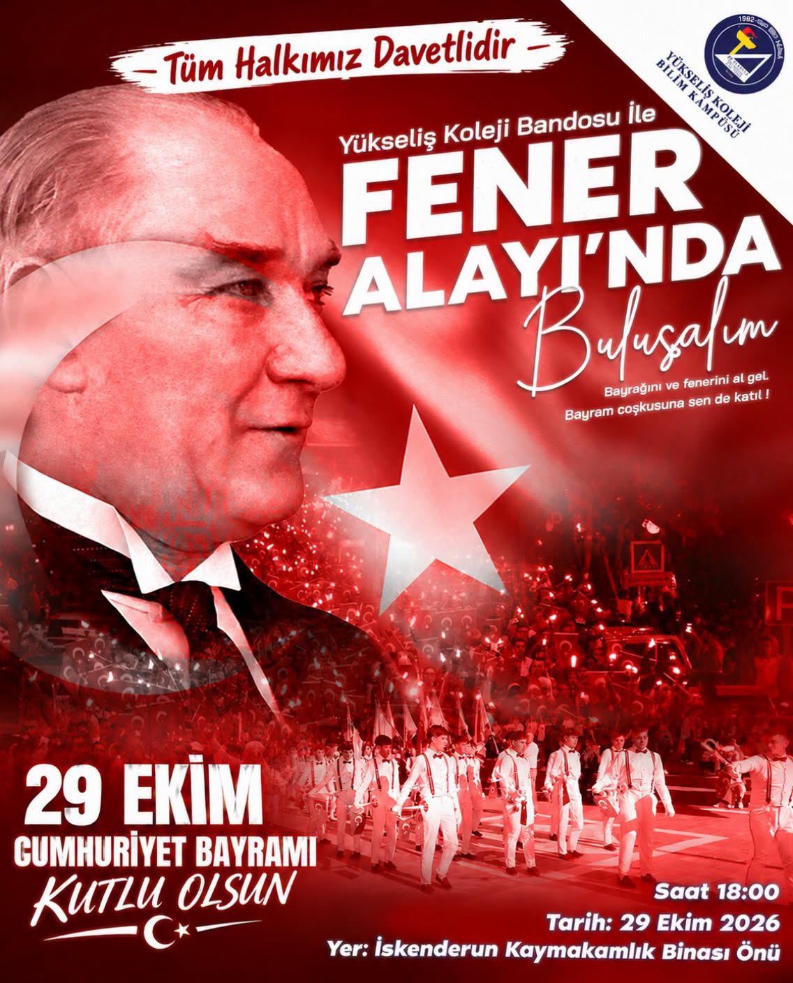 29 EKİM CUMHURİYET BAYRAMI FENER ALAYI