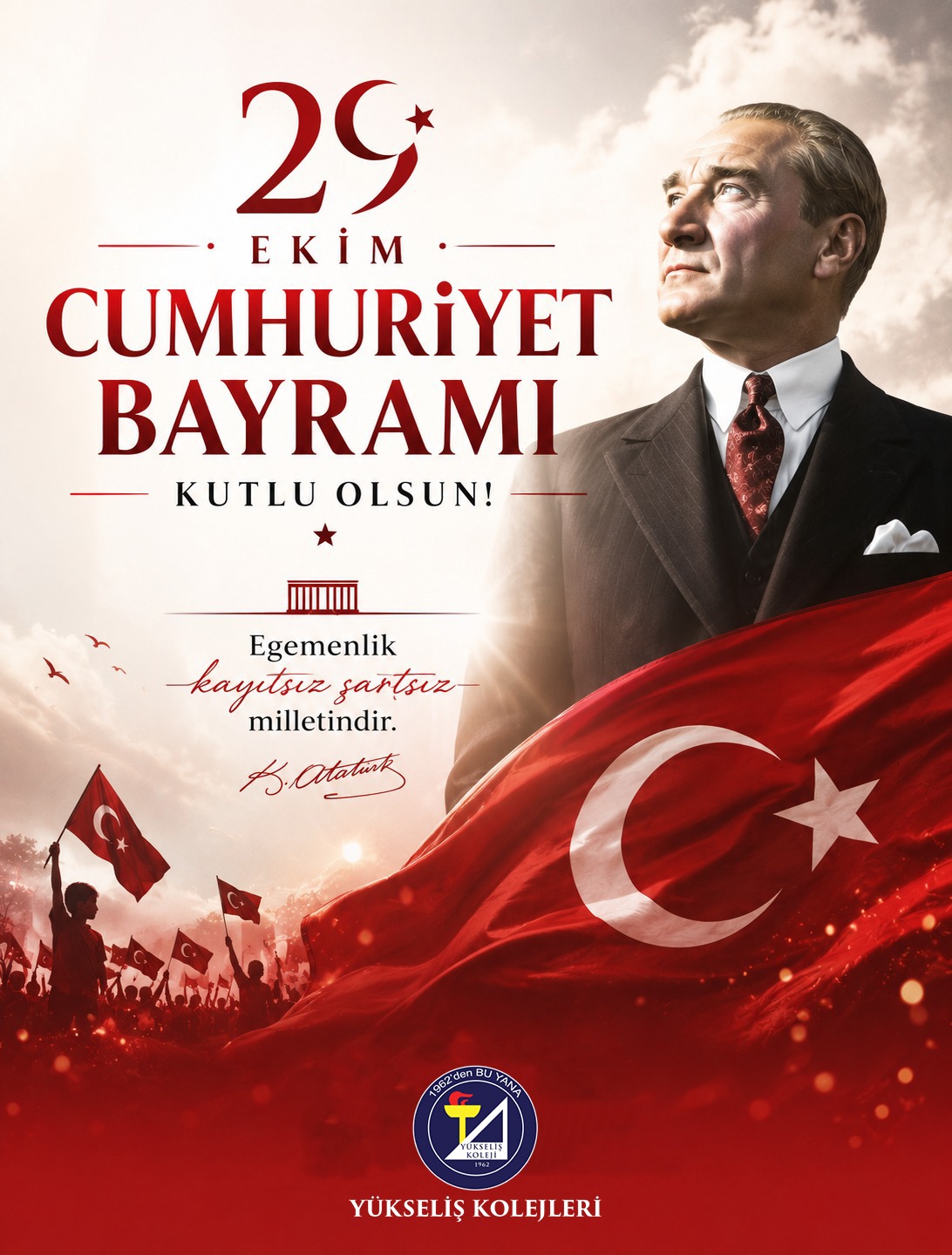 29 Ekim Cumhuriyet Bayramı Kutlu Olsun !