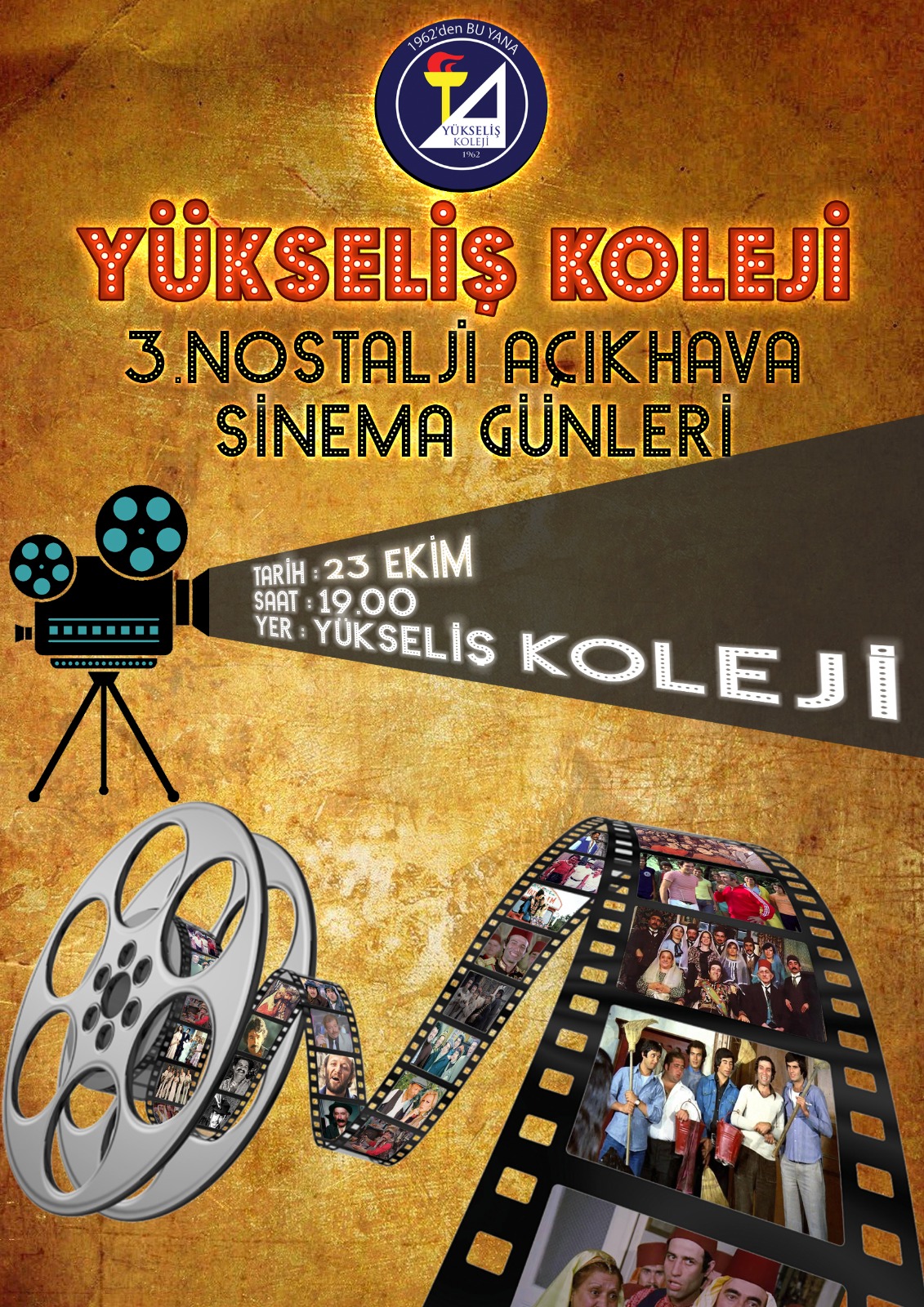 3.GELENEKSEL NOSTALJİ AÇIK HAVA SİNEMA GÜNLERİ