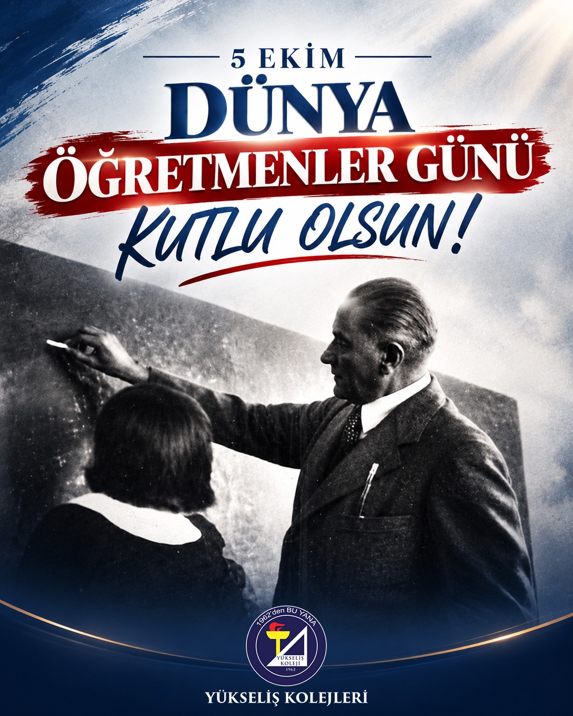 5 Ekim Dünya Öğretmenler Günü Kutlu Olsun!