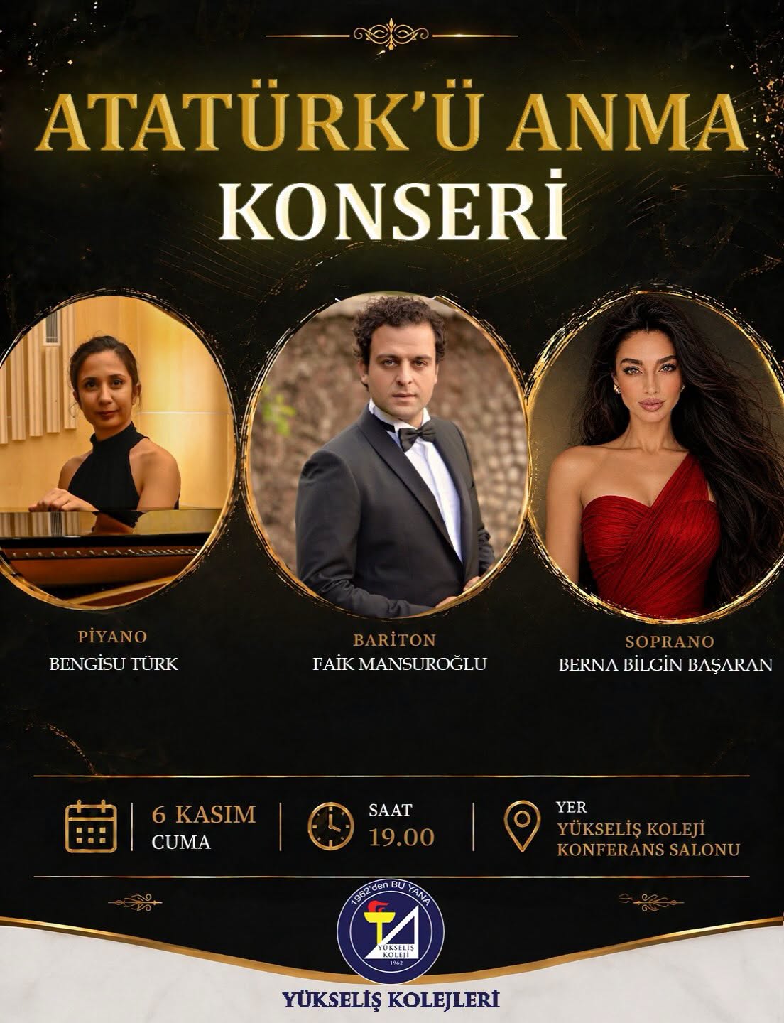 ATATÜRK’Ü ANMA KONSERİ